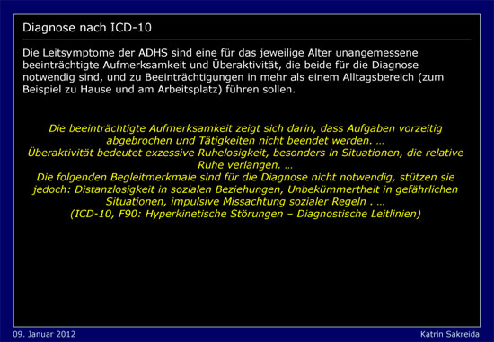 Diagnose nach ICD-10
