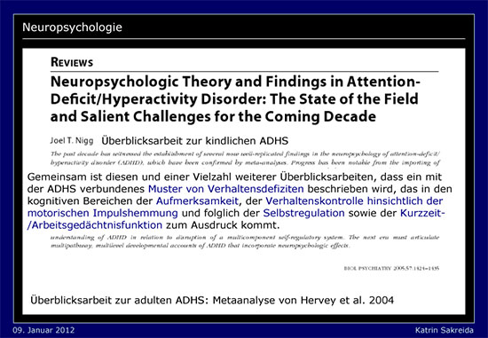 Neuropsychologie ADHS