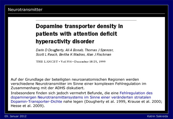 Neurotransmitter und ADHS Neurotransmitter und ADHS